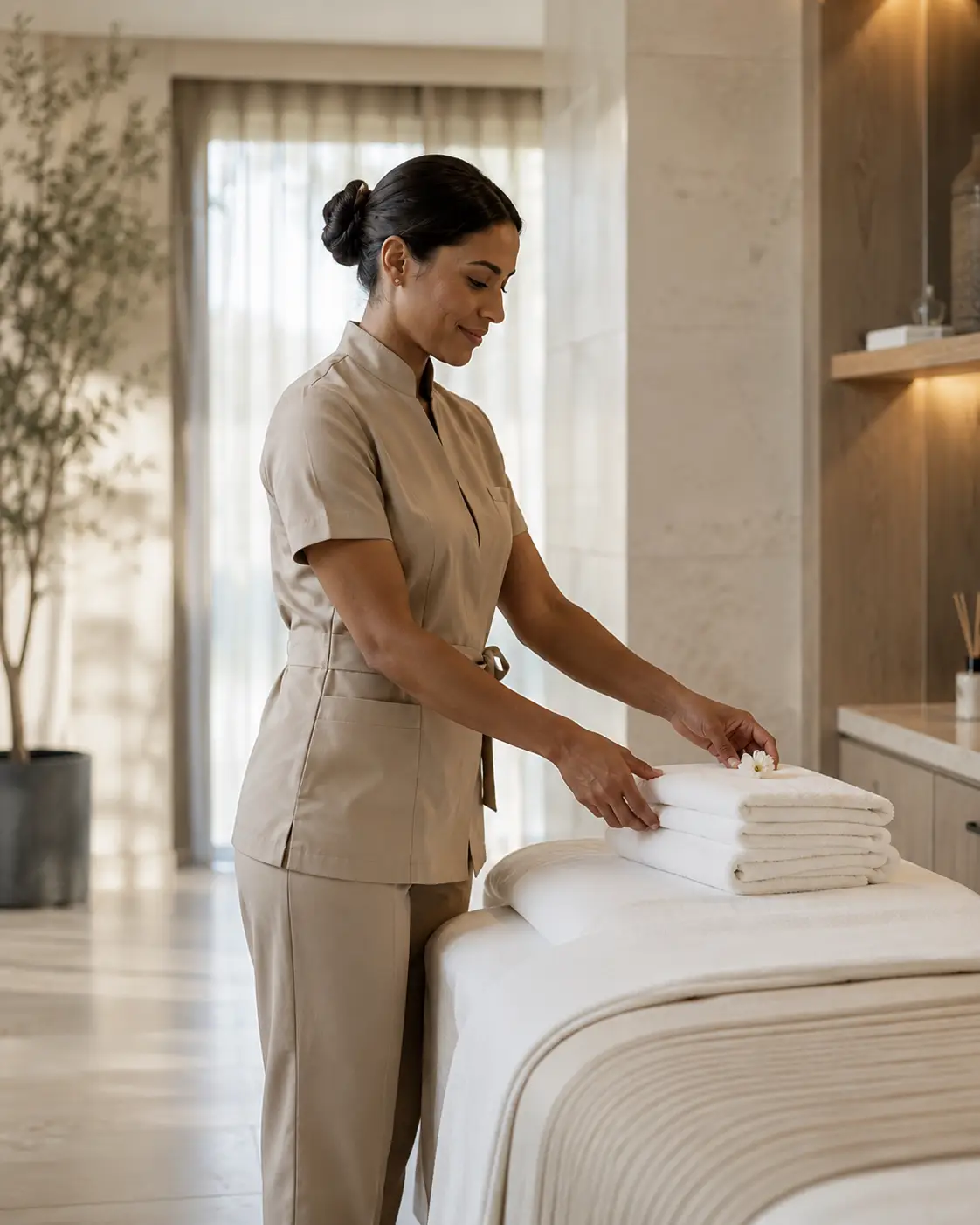 Wellness and spa uniform program